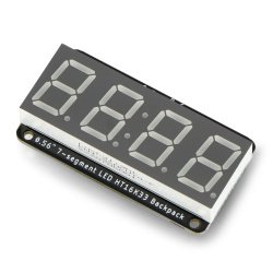 Assembled Adafruit 0.56" 4-Digit 7-Segment Display - w/ I2C