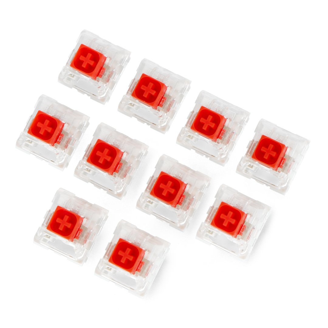 Kailh Mechanical Key Switches - Linear Red - 10 pack - Cherry
