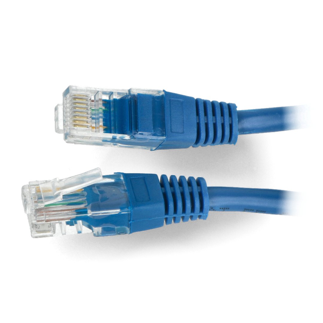 Patchcord Ethernet UTP 5e 3m - modrý