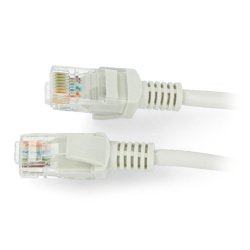 Patchcord Ethernet UTP 5e 3m - šedý