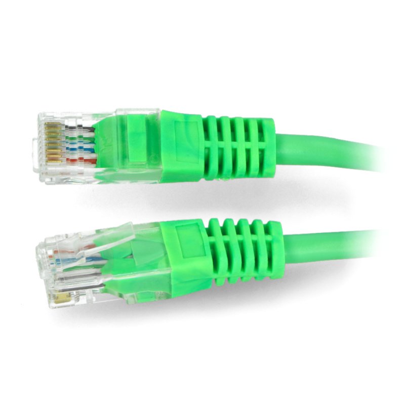 Patchcord Ethernet UTP 5e 1,5 m - zelený