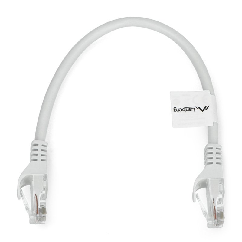 Lanberg Ethernet Patchcord UTP 6 0,25 m - šedý