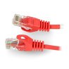 Lanberg Ethernet Patchcord UTP 5e 50m - červený - zdjęcie 1