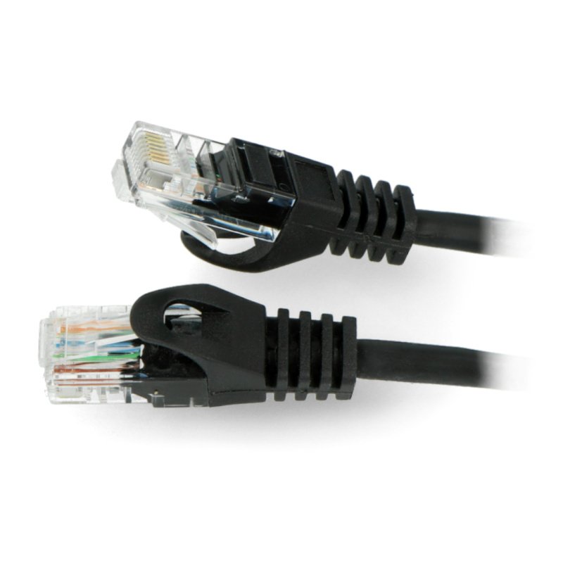 Lanberg Ethernet Patchcord UTP 5e 0,25m - černý