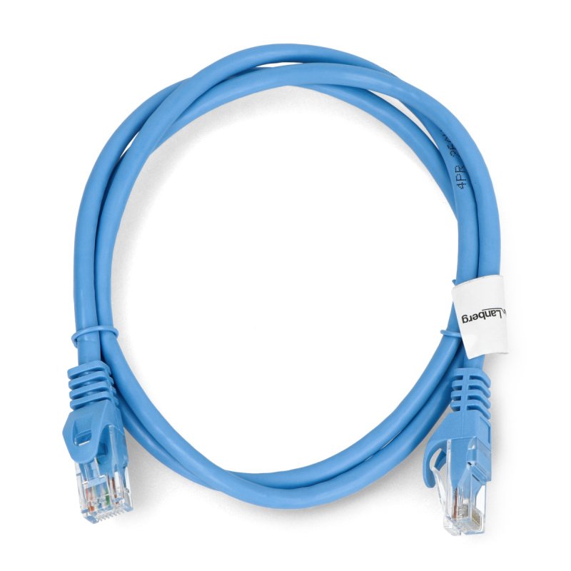 Lanberg Ethernet Patchcord UTP 6 1m - modrý