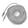 Síťový kabel Ethernet Patchcord UTP 5e 15m - šedý - zdjęcie 2