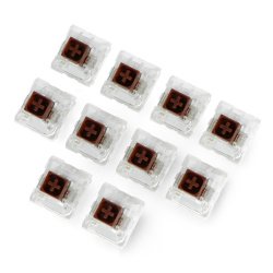 Kailh Mechanical Key Switches - Tactile Brown - 10 pack -