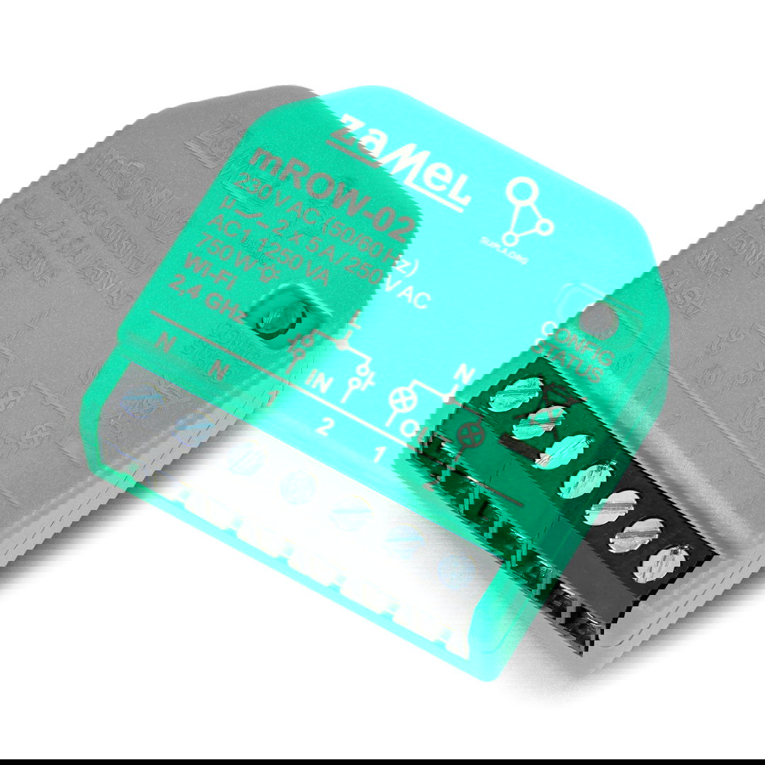 ODBIORNIK WI-FI DOPUSZKOWY 2-KANAŁOWY TYP: mROW-02