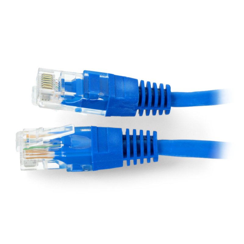 Patchcord Ethernet UTP 5e 1,5 m - modrý