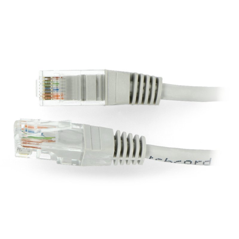 Patchcord Ethernet UTP 5e 1,5m - šedý