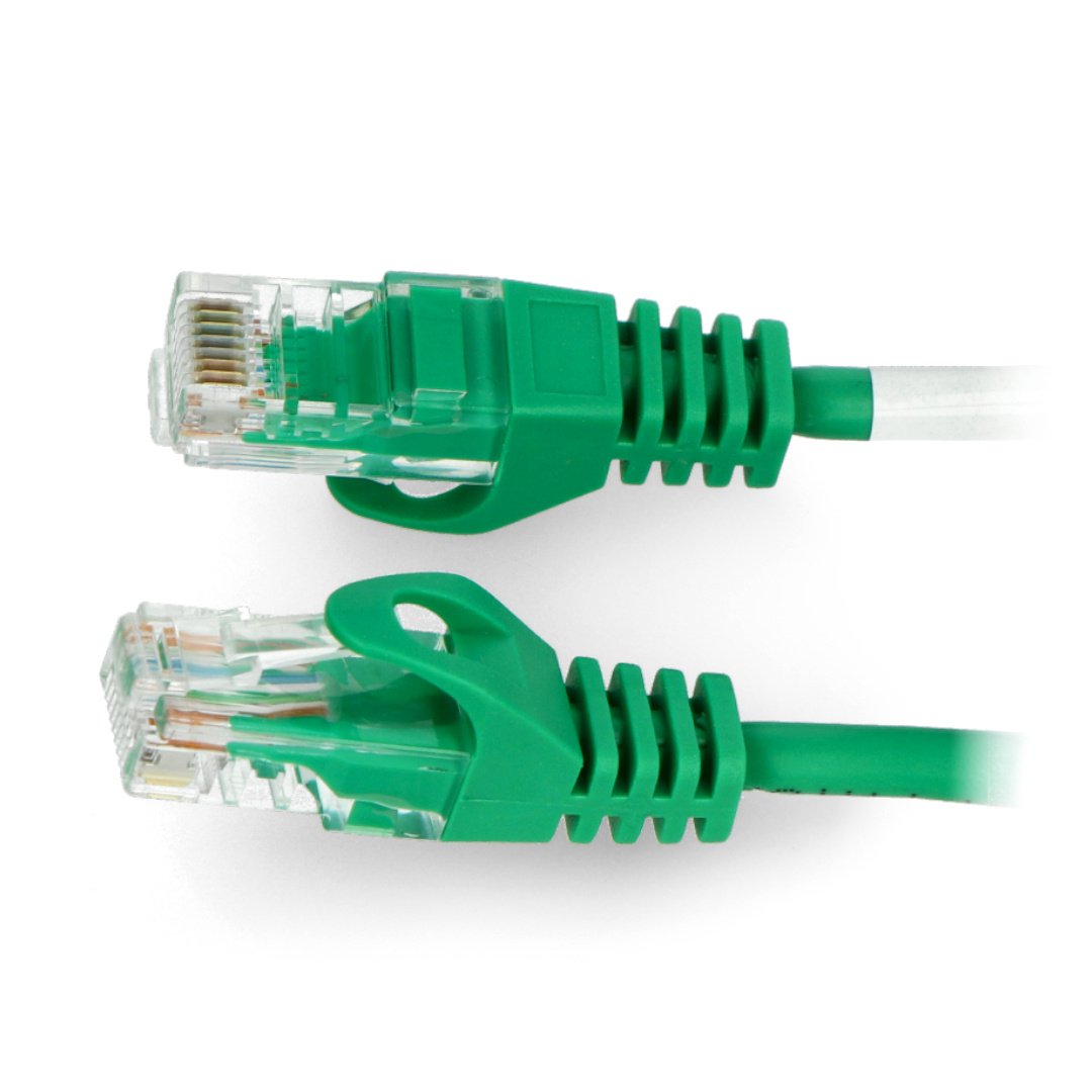Lanberg Ethernet Patchcord UTP 5e 0,5m - zelený