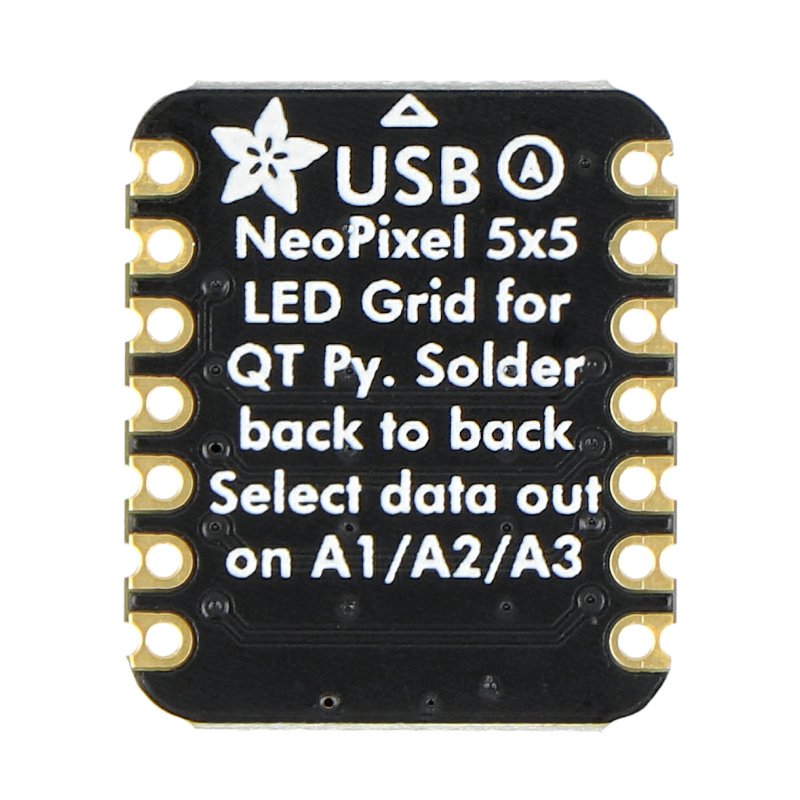 Adafruit 5x5 NeoPixel Grid BFF Add-On for QT Py and Xiao