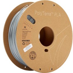 PolyTerra™ PLA (1.75 mm, 1 kg) (Fossil Grey)