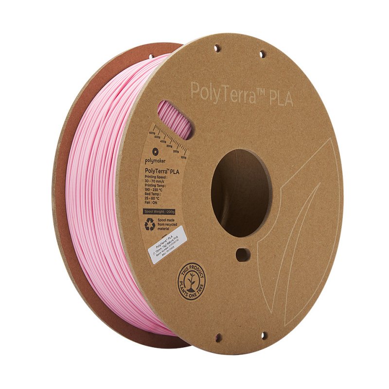 Polymaker PolyTerra PLA filament 1,75mm, 1kg - Sakura Pink