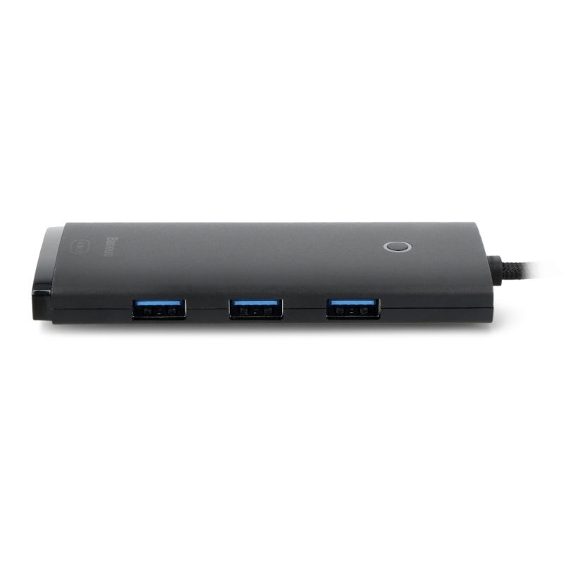 Hub 4w1 Baseus Lite Series USB do 4x USB 3.0 2m (czarny)
