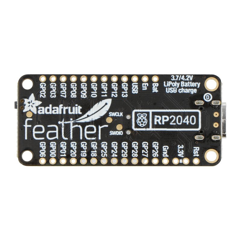 Feather RP2040 - deska s mikrokontrolérem RP2040 - Adafruit 4884