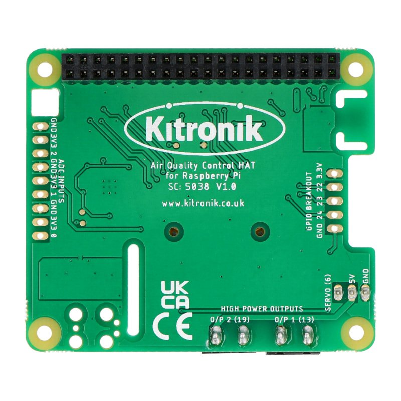 Kitronik Air Quality Control HAT for Raspberry Pi