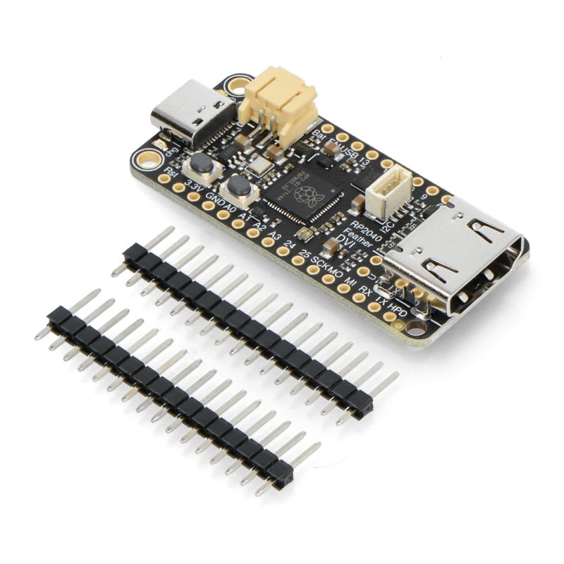 Adafruit Feather RP2040 with DVI Output Port - Works with HDMI