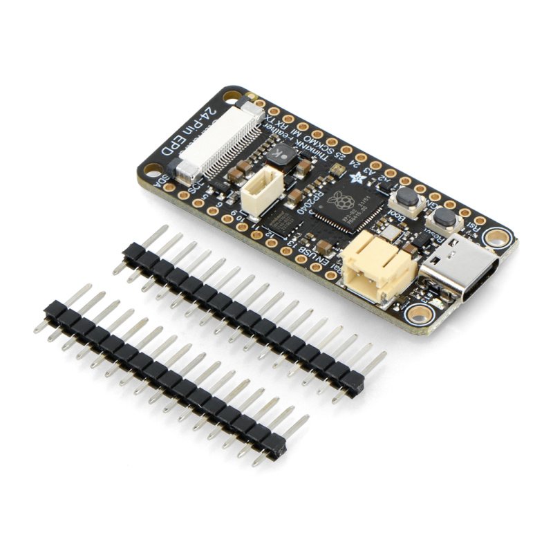 Adafruit RP2040 Feather ThinkInK with 24-pin E-Paper Display -