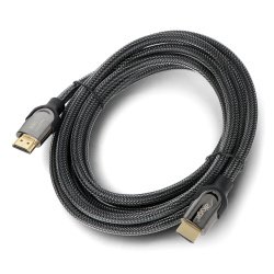 Kabel HDMI Akyga AK-HD-30S ekranowany CU 48Gb/s - 3m