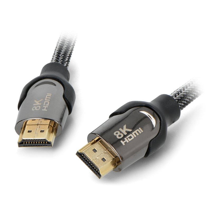 Kabel HDMI Akyga AK-HD-30S ekranowany CU 48Gb/s - 3m
