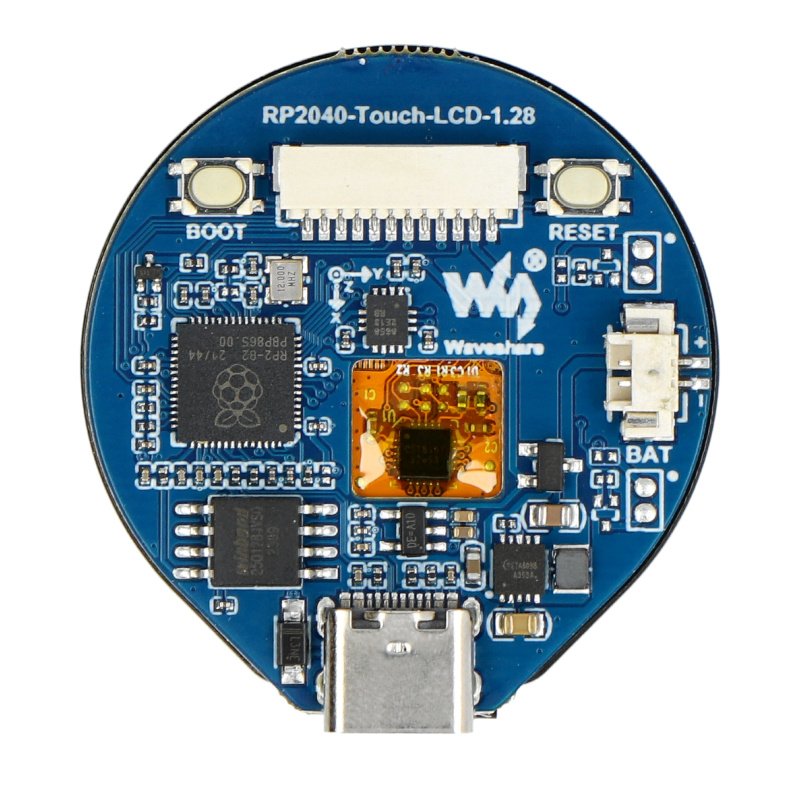 RP2040 Microcontroller Development Board, with 1.28inch Round