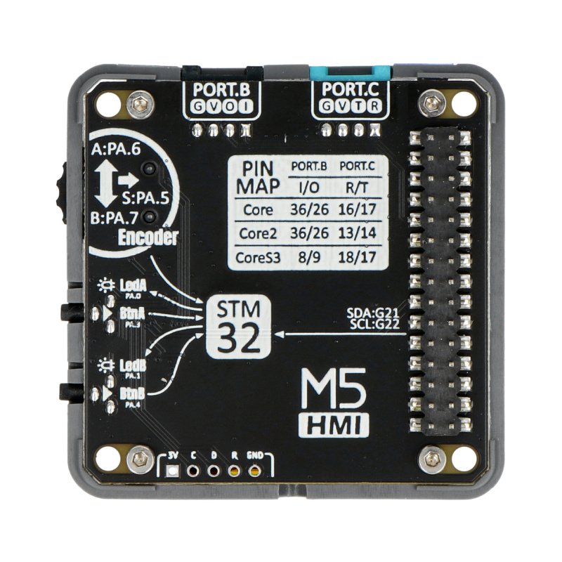 HMI Module with Encoder and 500mAh Battery (STM32F030)