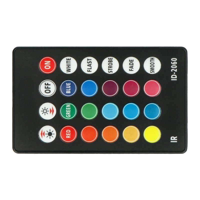 Ovladač RGB LED pásků a pásků s IR dálkovým ovládáním - 24