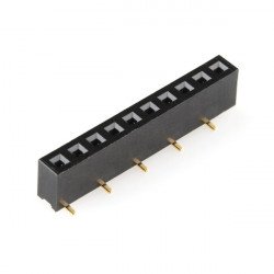 Samičí lišta 1x10 rastr 2 mm SMD - XBee