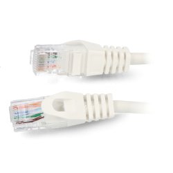 Patchcord Ethernet UTP 5e 10m - bílý