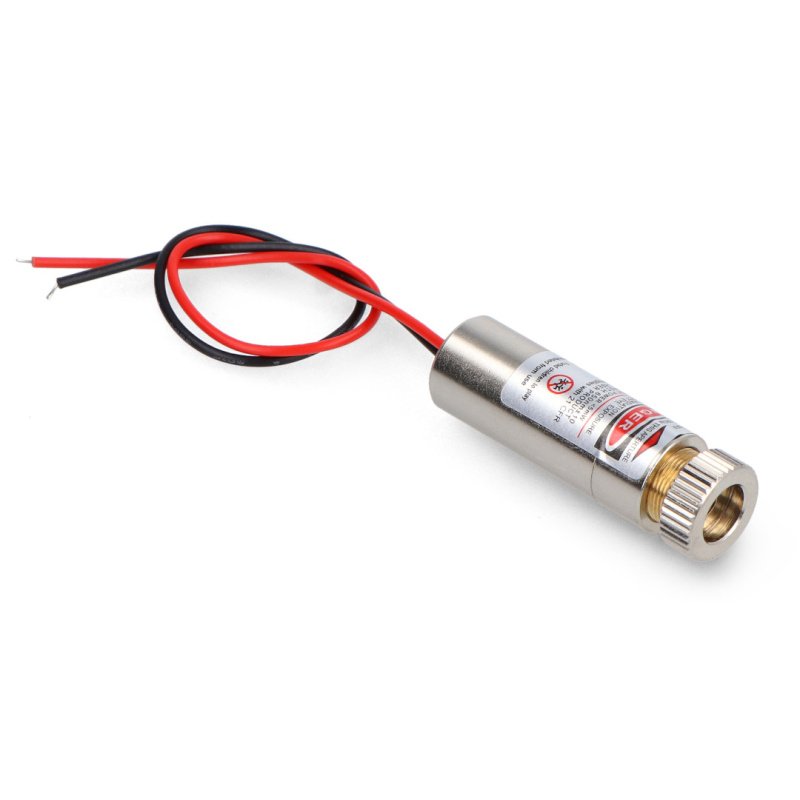 Laserová dioda 5mW červená 650nm 5V - tečka