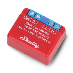Shelly Plus 1PM Mini - 1x 240V/8A WiFi/Bluetooth relé - měření