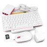 Oficiální set Desktop Kit s pouzdrem, červenobílou klávesnicí a - zdjęcie 1