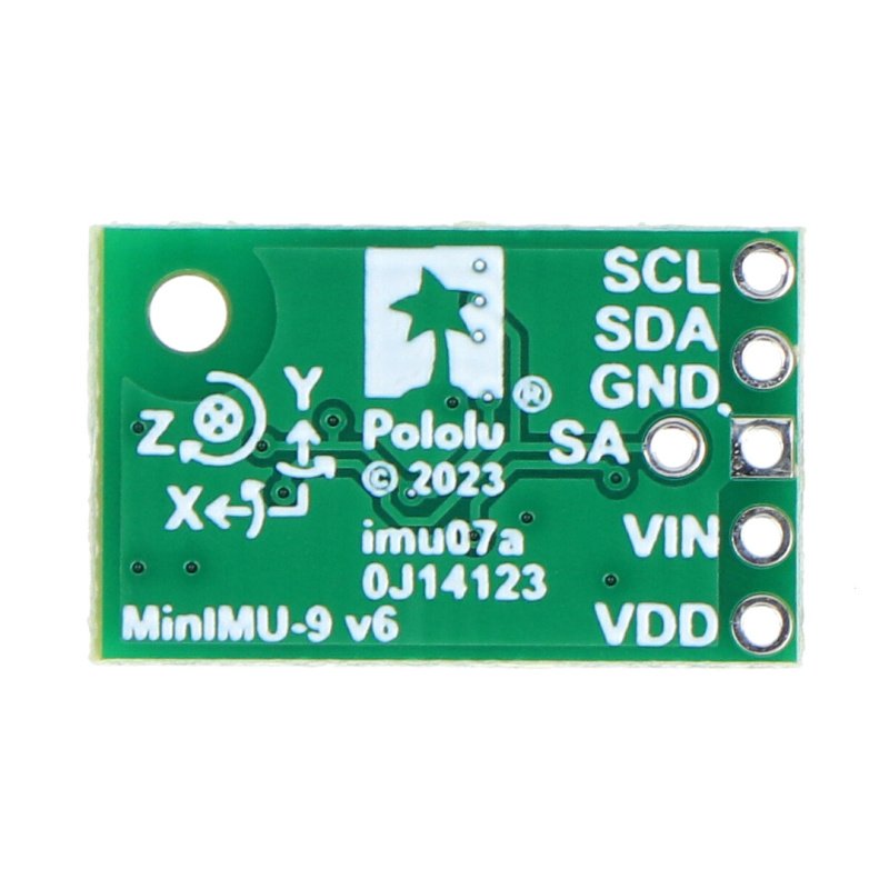 MinIMU-9 v6 Gyro, Accelerometer, and Compass (LSM6DSO and
