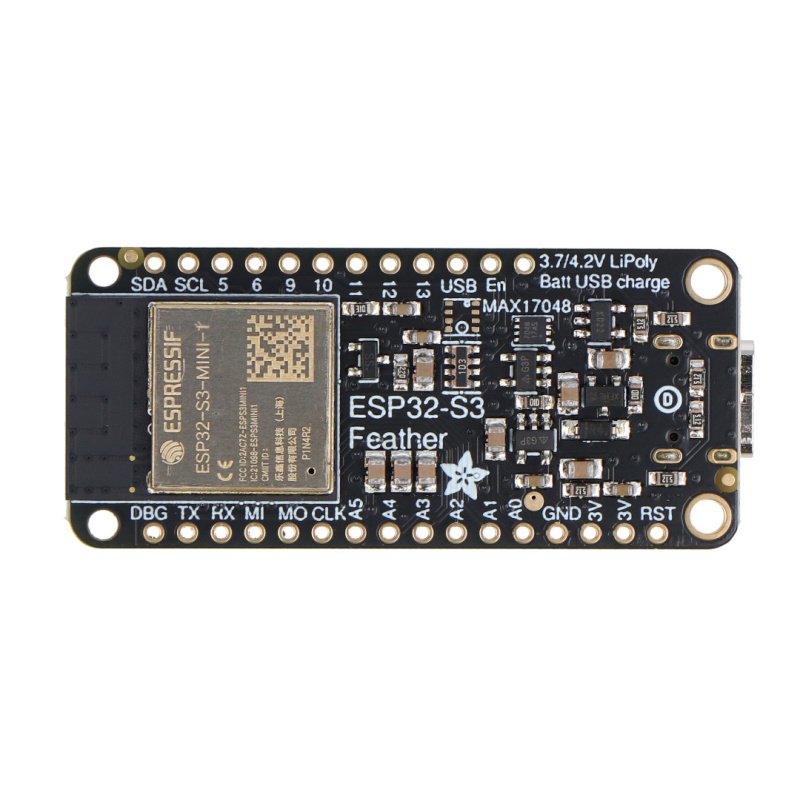 Feather ESP32-S3 s TFT displejem - WiFi modul, GPIO - 4 MB