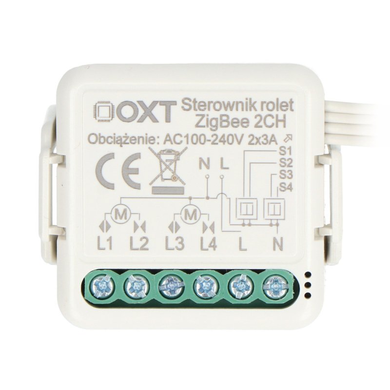 Moduł OXT mini sterownik 2 rolety ZigBee TUYA