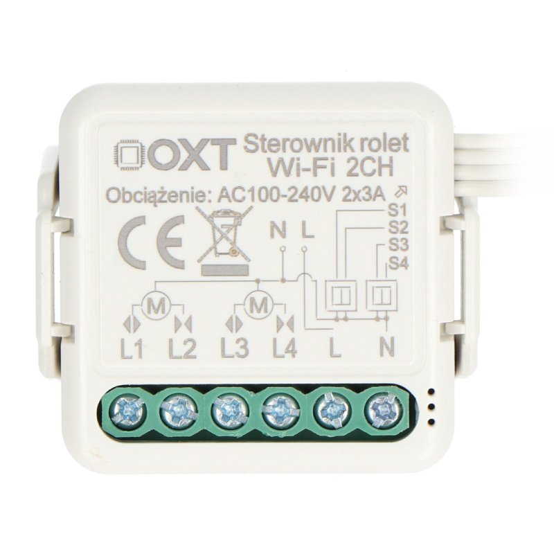 Moduł OXT mini sterownik 2 rolety WiFi TUYA