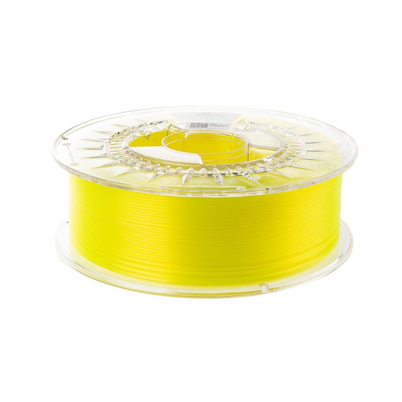 Filament PLA Crystal 1.75mm ELECTRIC YELLOW 1kg