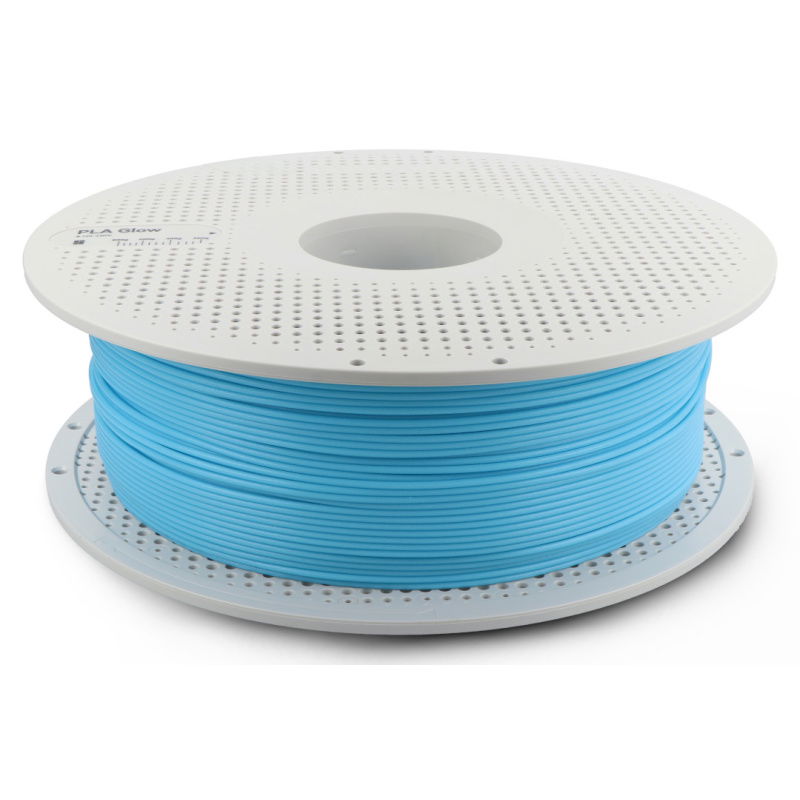 Bambu PLA Glow - Glow Blue-with Bambu Reusable Spool