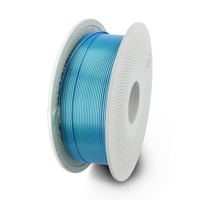 Bambu PLA Silk - Blue Hawaii (Blue-Green) - with Bambu Reusable