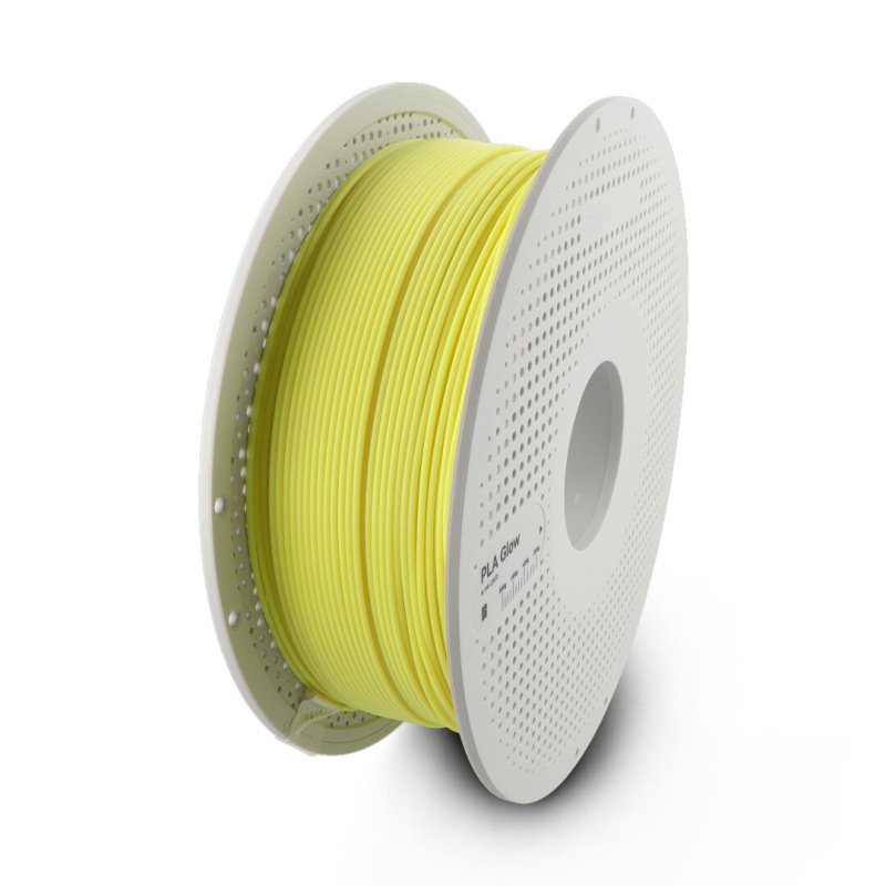 Bambu PLA Glow - Glow Yellow-with Bambu Reusable Spool