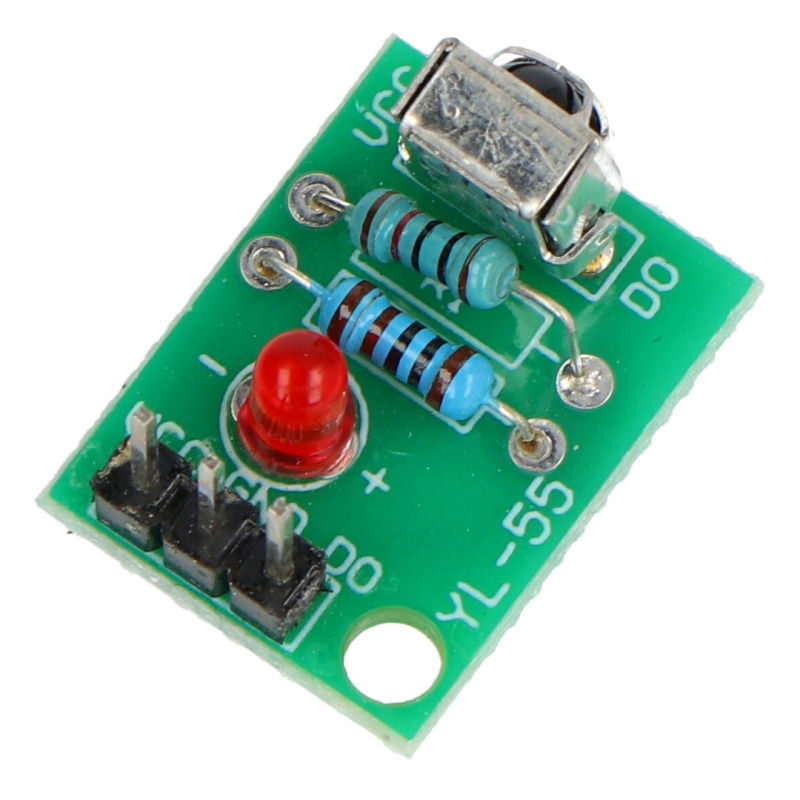 IR dálkový NEC 38kHz + IR přijímač 1838T + modul a kabely