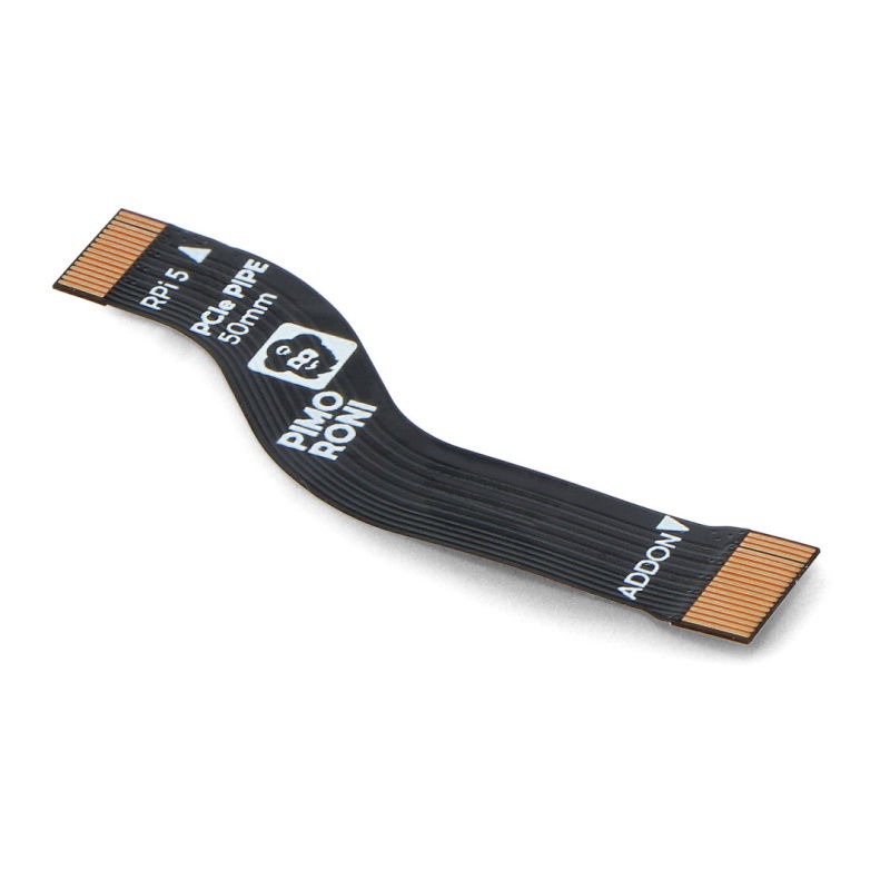 PCIe Flex Cable for NVMe Base and Raspberry Pi 5 – PCIe Pipe