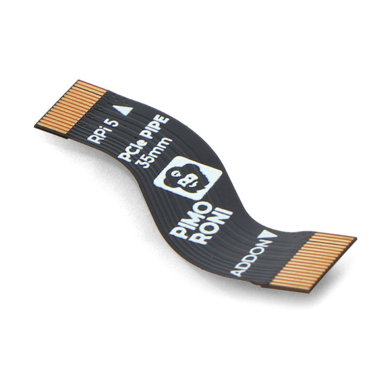 PCIe Flex Cable for NVMe Base and Raspberry Pi 5 – PCIe Pipe