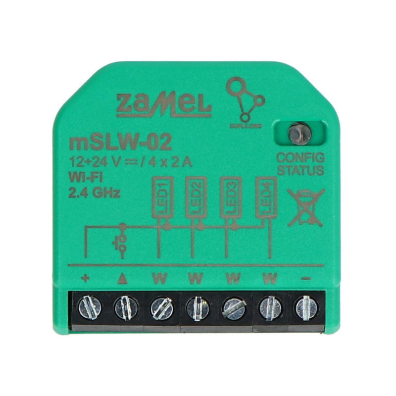 STEROWNIK 4xLED WI-FI mSLW-02