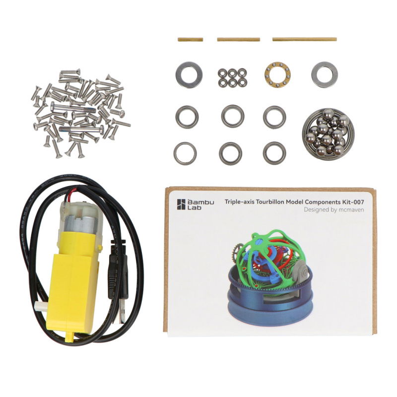 Triple-axis Tourbillon Model Components Kit-007