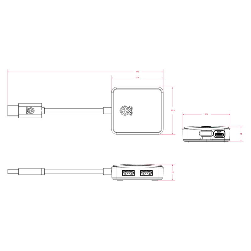 Raspberry Pi USB 3 Hub