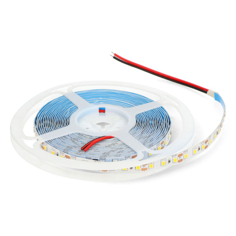 LED pásek SMD2835 IP20 12W, 120 diod / m, 8mm, teplá barva - 5m