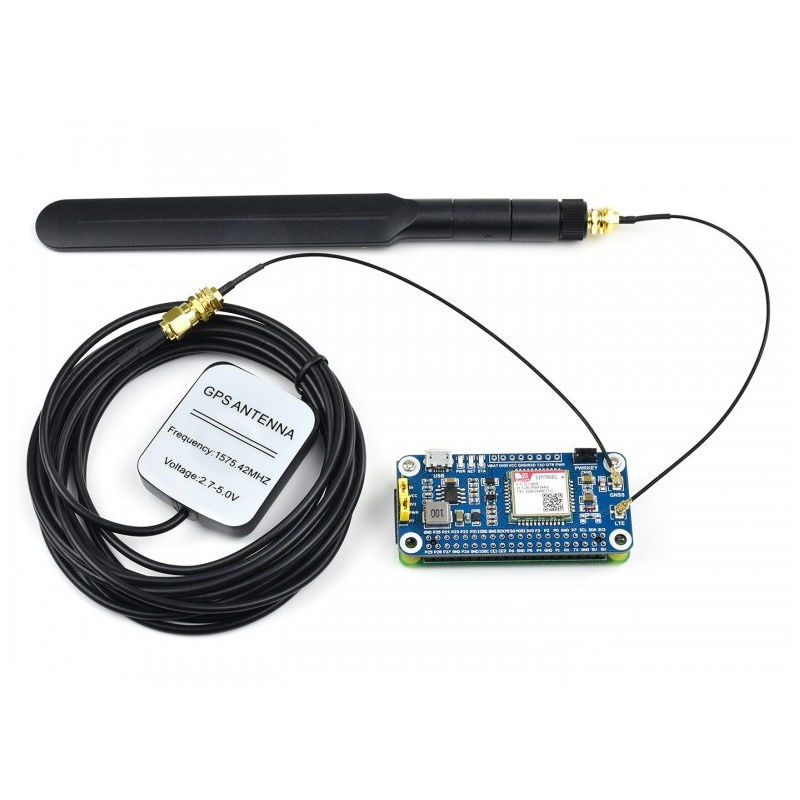 NB-IoT / Cat-M(eMTC) / GNSS HAT for Raspberry Pi, Globally