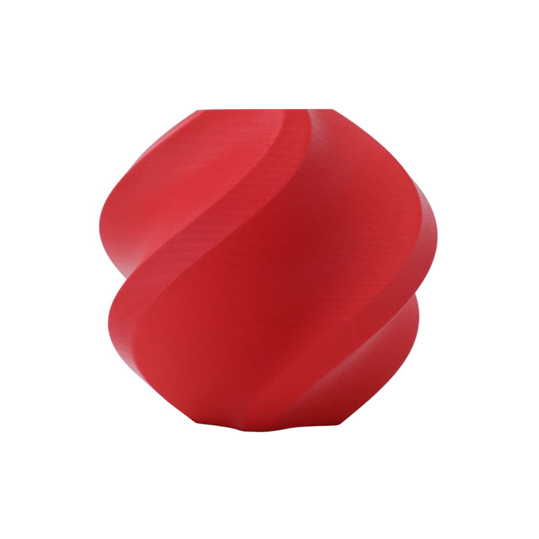 Bambu Lab PLA Matné vlákno 1,75 mm 1 kg - součástí balení s opakovaně použitelnou cívkou - Scarlet Red